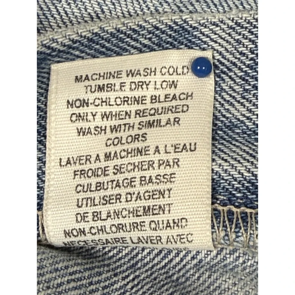 Polo Jeans Co Ralph Lauren Shorts Mens 36 Blue Denim Carpenter Cargo Workwear